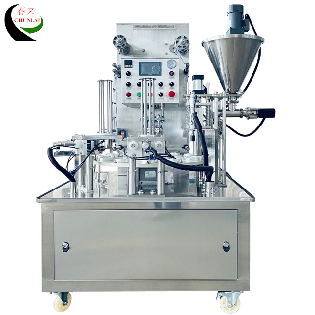 KIS-900 Rotationstyp K-Tasse Kaffeefüllrollenfilmdichtungsmaschine